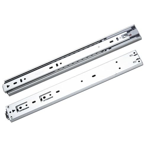 Drawer slides, Soft Close heavy duty Soft Close Drawer Slidess, 1 Pair Push to Open Drawer Slides 10 12 14 16 18 20 Inch 100 Lb Load Capacity Side Mount Handleless Ball Bea(50cm/20Inch)