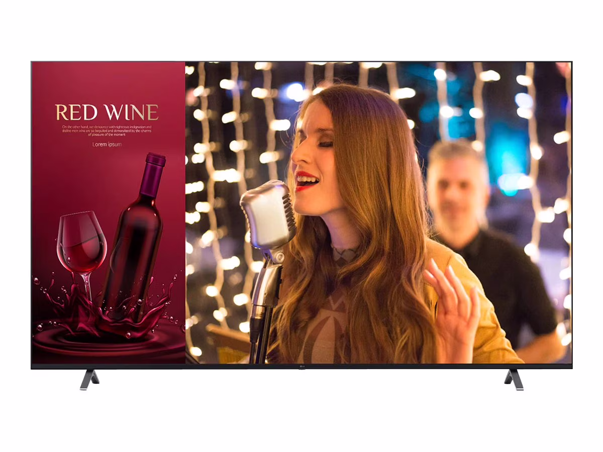 LG 86'' UHD Signage TV, 86UR640S9UD Series with Ultra HD Resolution, Slim Design & Creston Compatibility