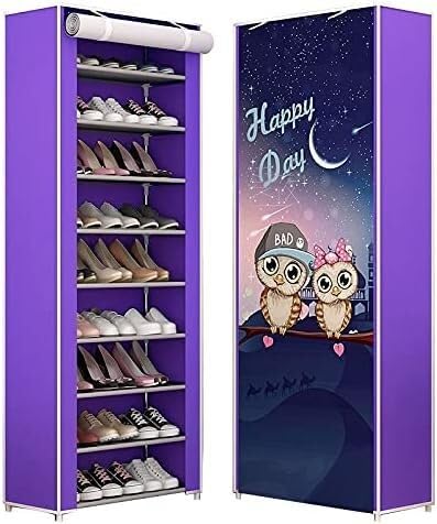 DIY Shoe Rack Shoe Storage Cabinet Home Organiser Space Saving Furniture Cloth Shoe Cabinet(10floors Poetry and The Distance)
