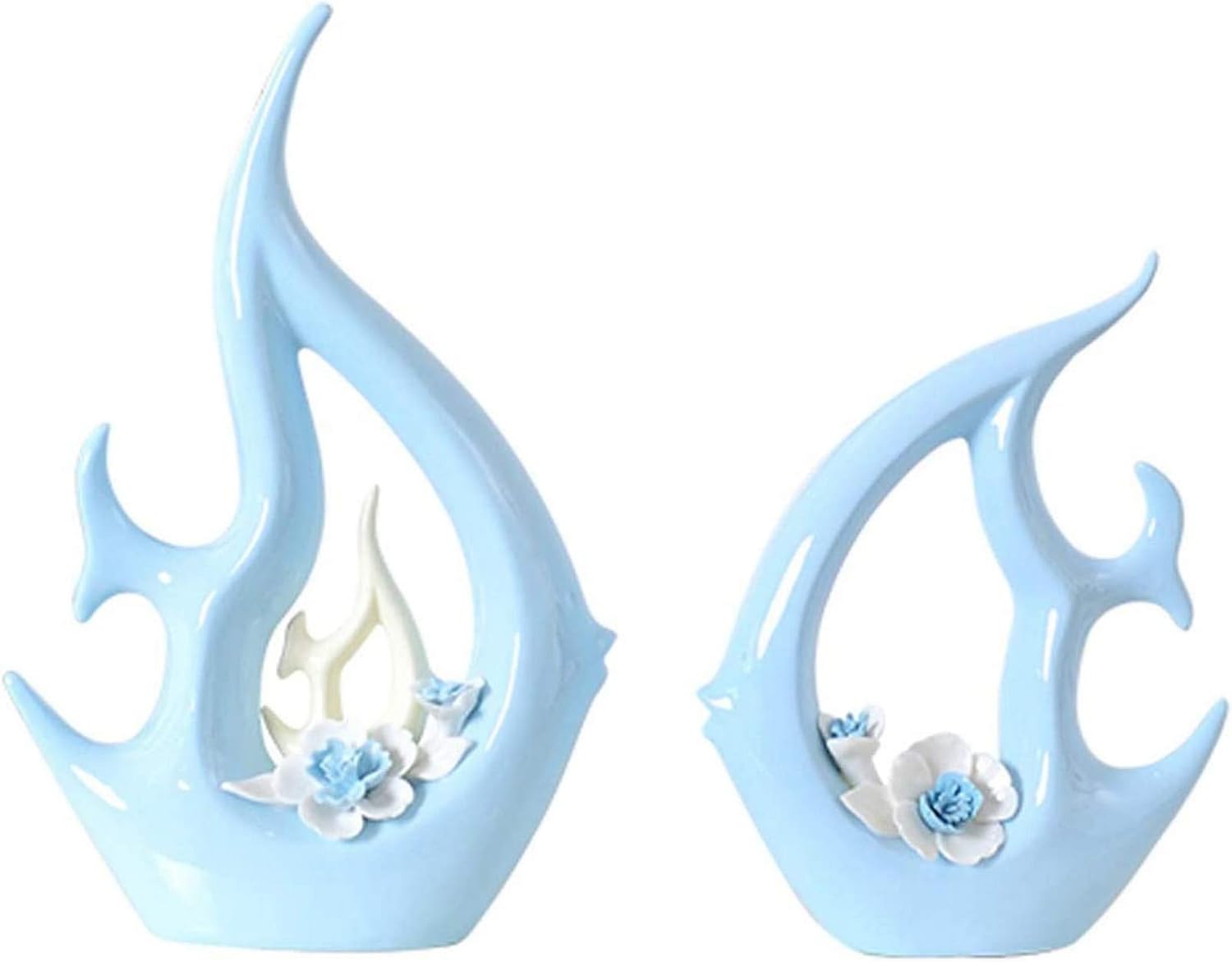 Ornament Art Decorative Feng Shui Wealth Goldfish Collectible Gift Ornament Tropical Fish Sculpture Home Decoration Office Ornament Creative Statues Good Lucky Gifts Ornament Figurine Home Decor