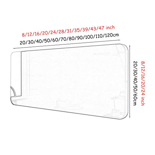 Wall Mounted Folding Computer Desk Kitchen Table,Folding Down Dining Table,Wooden Foldable Drop Leaf Table,Compact Learning Table Study Desk,Workbench Portable,White,Save Space (50X20cm/20x8