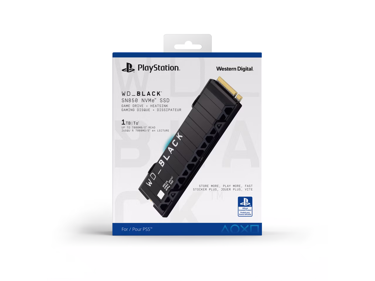WD_BLACK 1TB SN850 NVMe SSD, PlayStation Game Storage, Internal M.2 2280, PS5 Hard Drive - WDBBKW0010BBK-WRSN