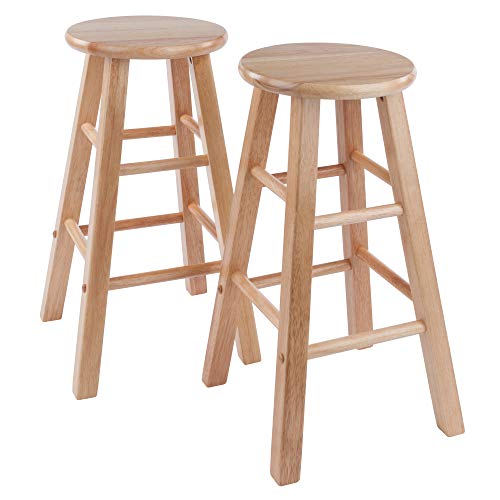 Winsome Wood Element Counter Stools, 2-Pc Set, Espresso, 24