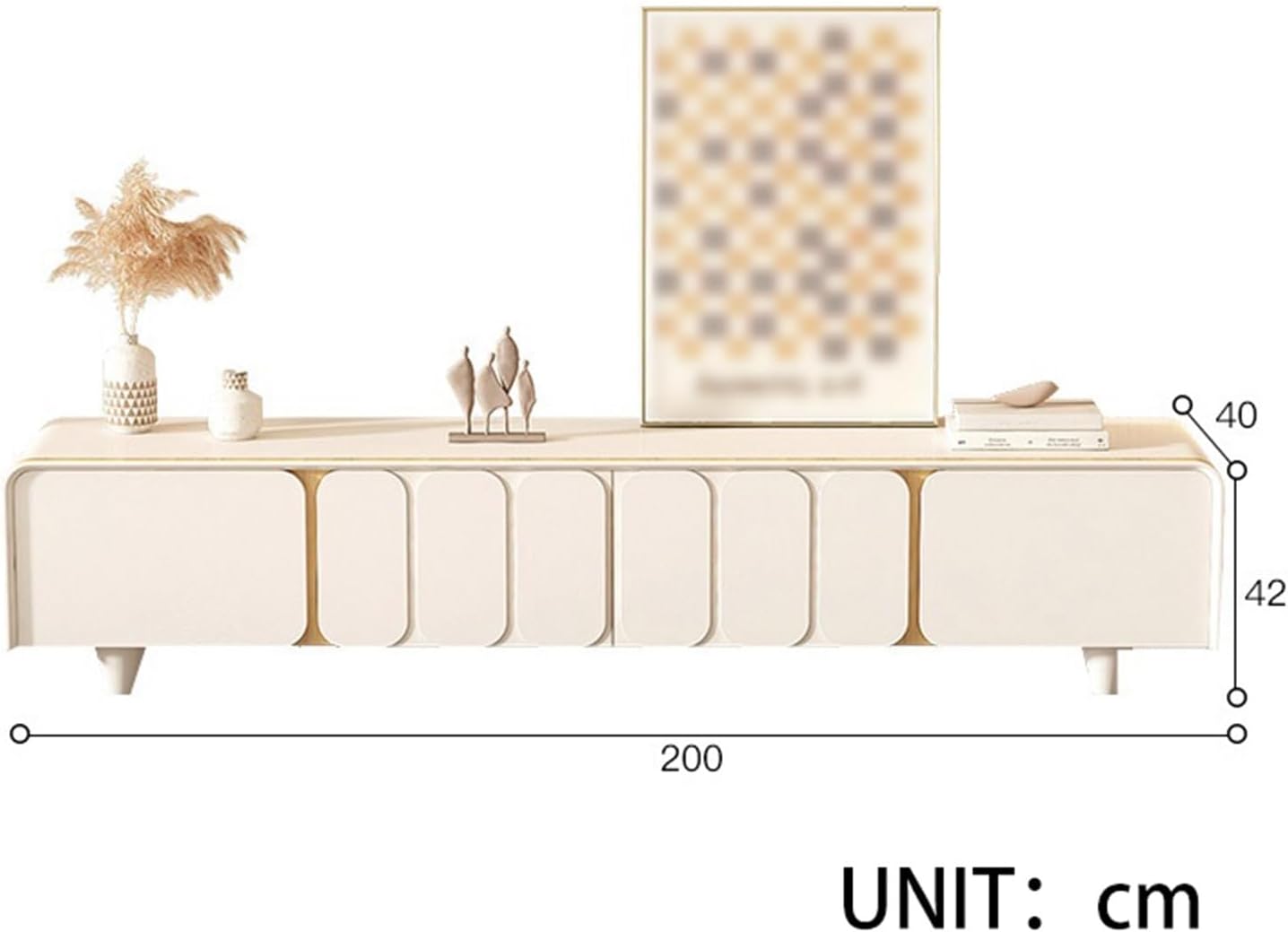 Bedroom tv Unit Fully Floor-Standing Large-Capacity Storage TV Cabinet Modern Simple Living Room Household Simple TV Cabinet TV Cabinet