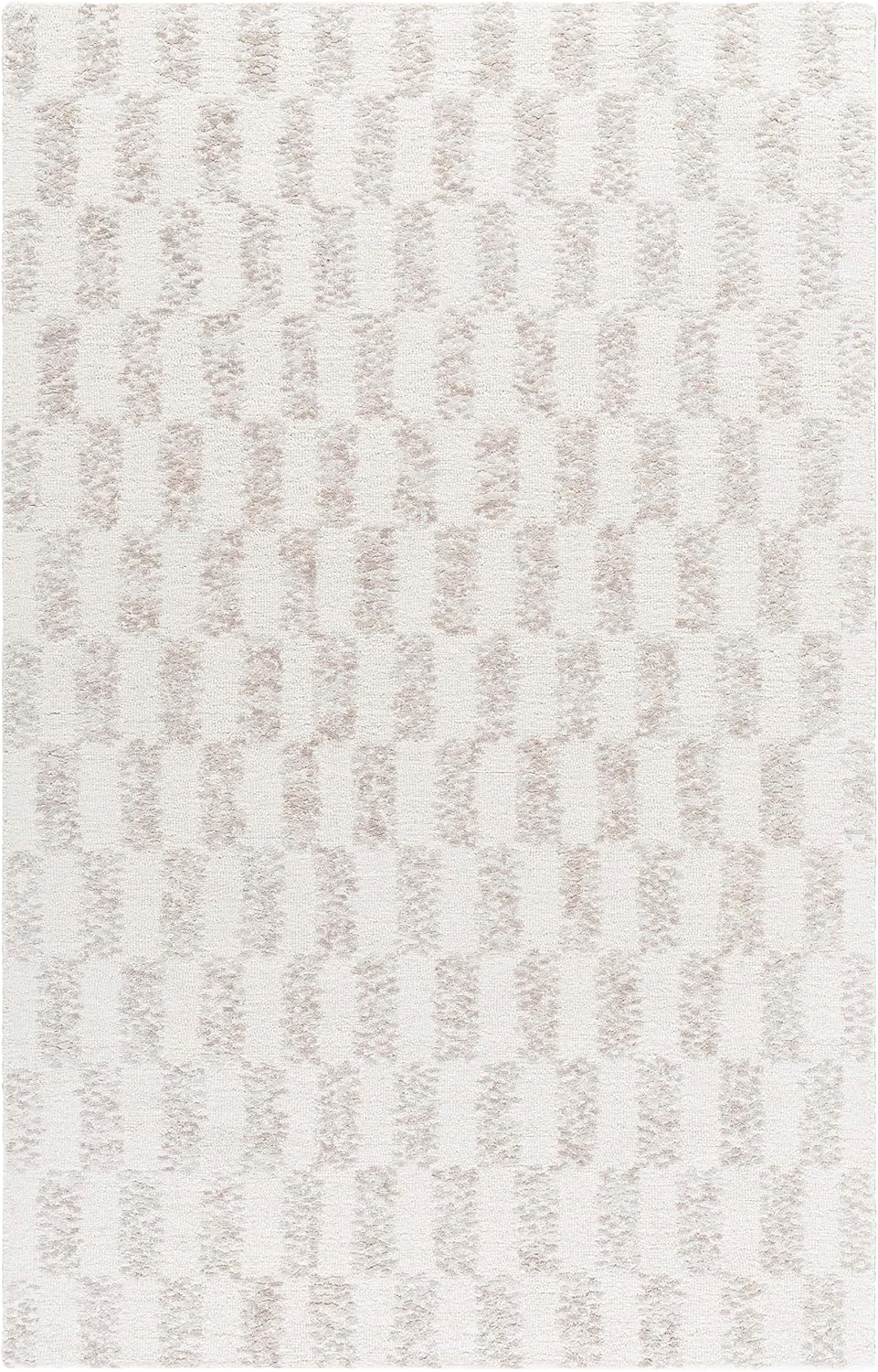 Mark&Day Wool Rugs, 9x12 Beatris Modern Tan/Cream Area Rug, Grey Off White Carpet for Living Room, Bedroom or Kitchen (9' x 12')