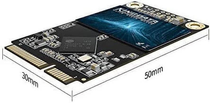 Kingdata Msata SSD, 256GB 3D NAND TLC SATA III 6 Gb/s, Internal Solid State Drive, High Performance, mSATA 30x50.9mm