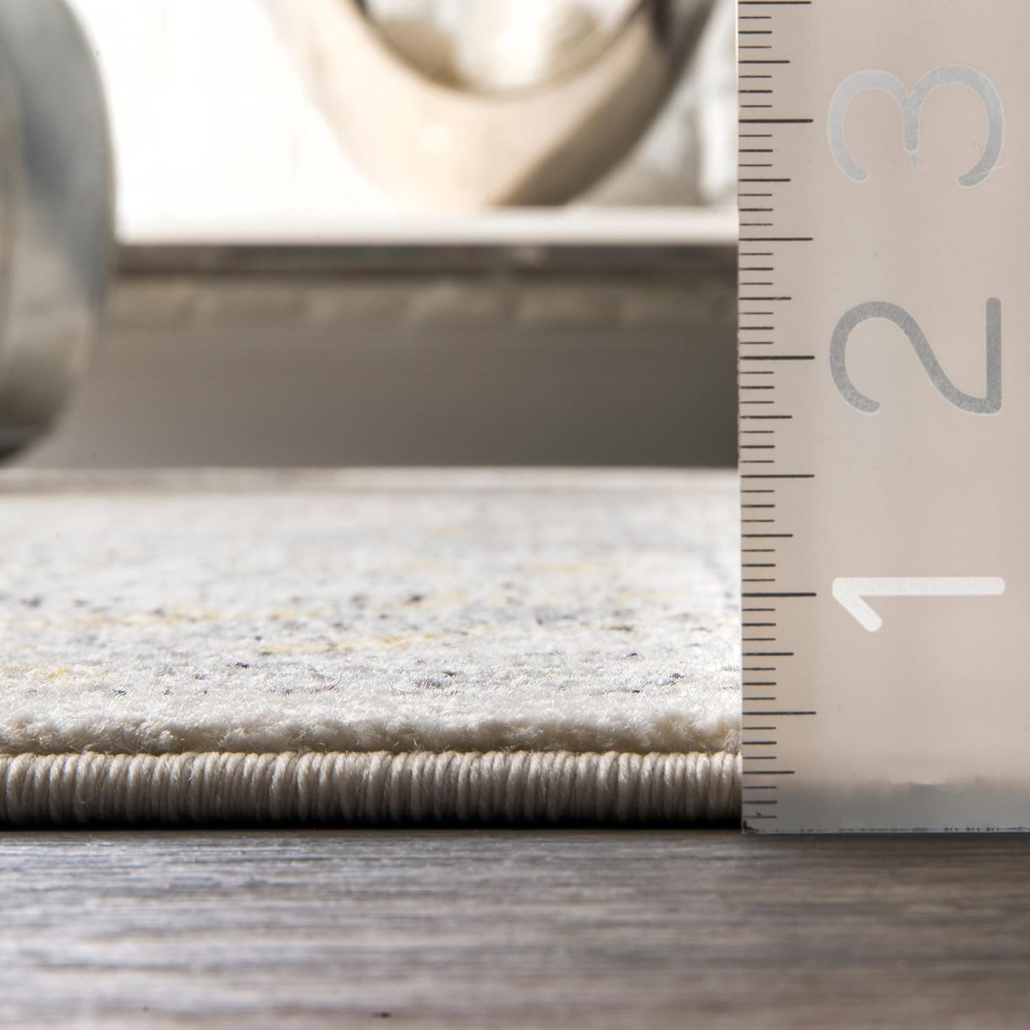 nuLOOM Minta Vintage Transitional Area Rug - 2x10 Runner Rug Transitional Gold/Off-White Rugs for Living Room Bedroom Dining Room Entryway Hallway Kitchen