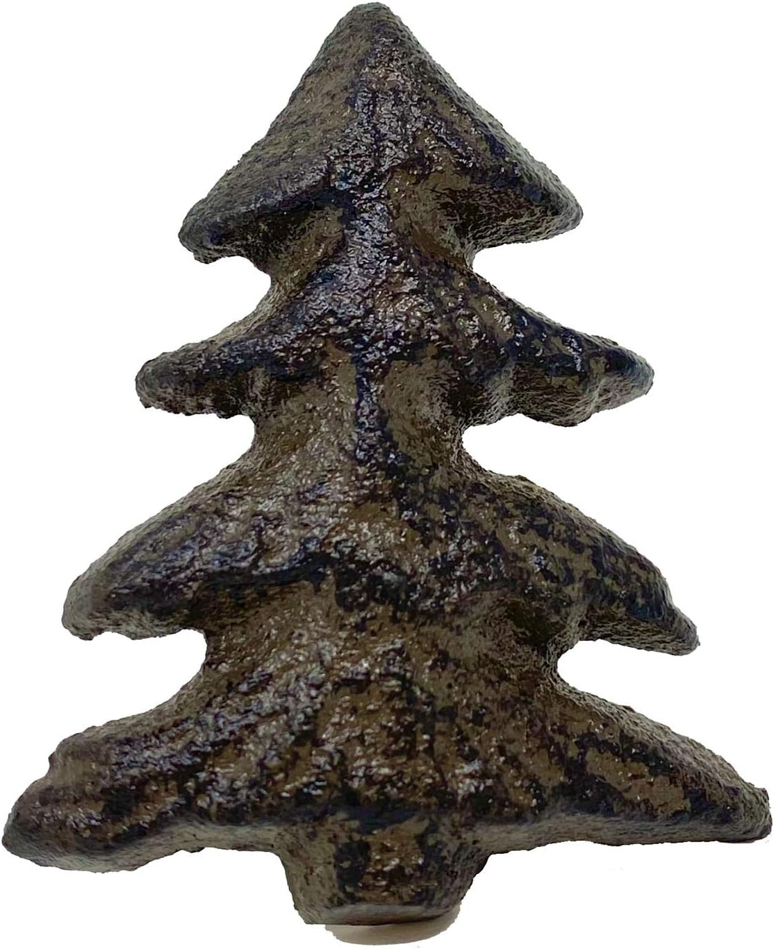 BestGiftEver 12-pc set Cast Iron Pine Tree Dresser Drawer Pulls and Knobs - Rustic Woodland Forest Theme Decorative Cabinet Hardware for Cabin, Lodge, and Mountain Western Style Homes