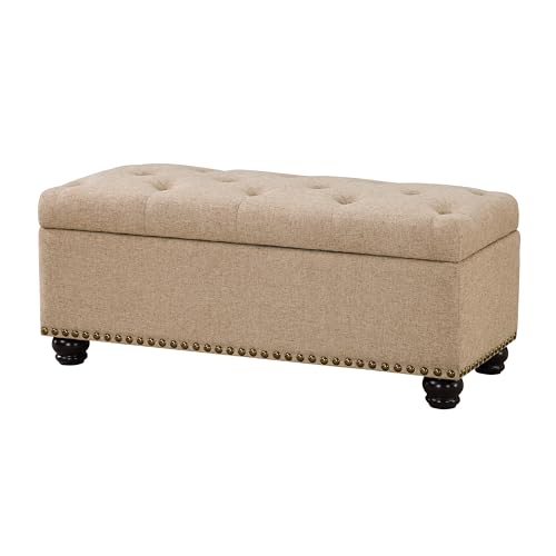 Convenience Concepts Designs4Comfort 9th Avenue Upholstered Storage Ottoman Bench 42