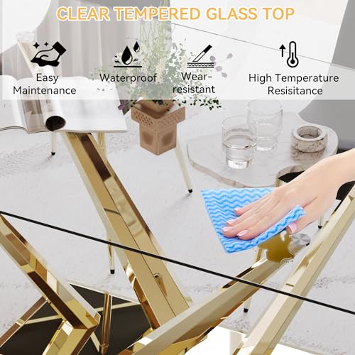 Luxury Glass Dining Table for 4-6, 63
