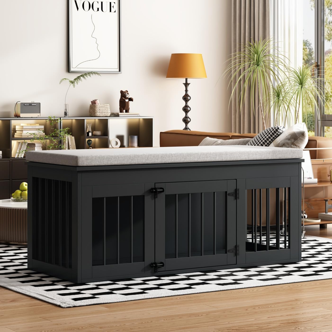 Dog Crate Furniture for Small Medium Dogs, Large 47.2