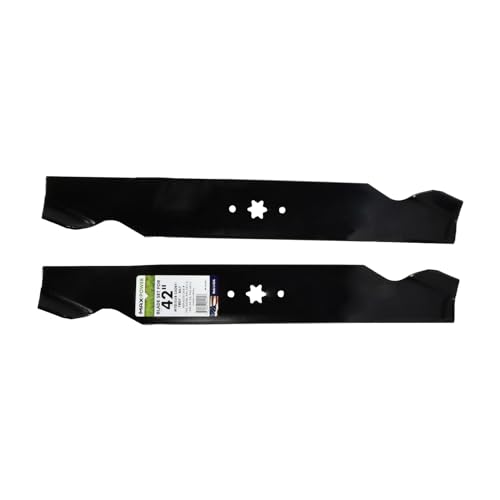 MaxPower 561548B 2-Blade Set for 42 Inch Cut MTD/Cub Cadet/Troy Bilt Many Others, Replaces OEM #'s 42-04126, 742-04308, 742-0616
