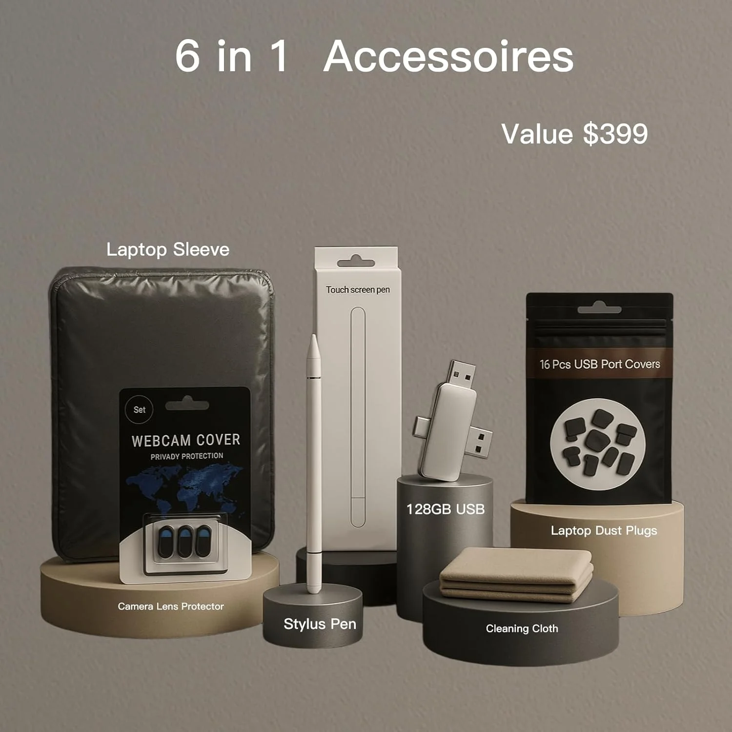 Dell Inspiron 3535 15.6" Touchscreen Laptop, 15" FHD Touchscreen Display, AMD Ryzen 7 7730U, 64GB RAM, 1TB SSD, Windows 11 Pro, Business & Student Laptop Computer