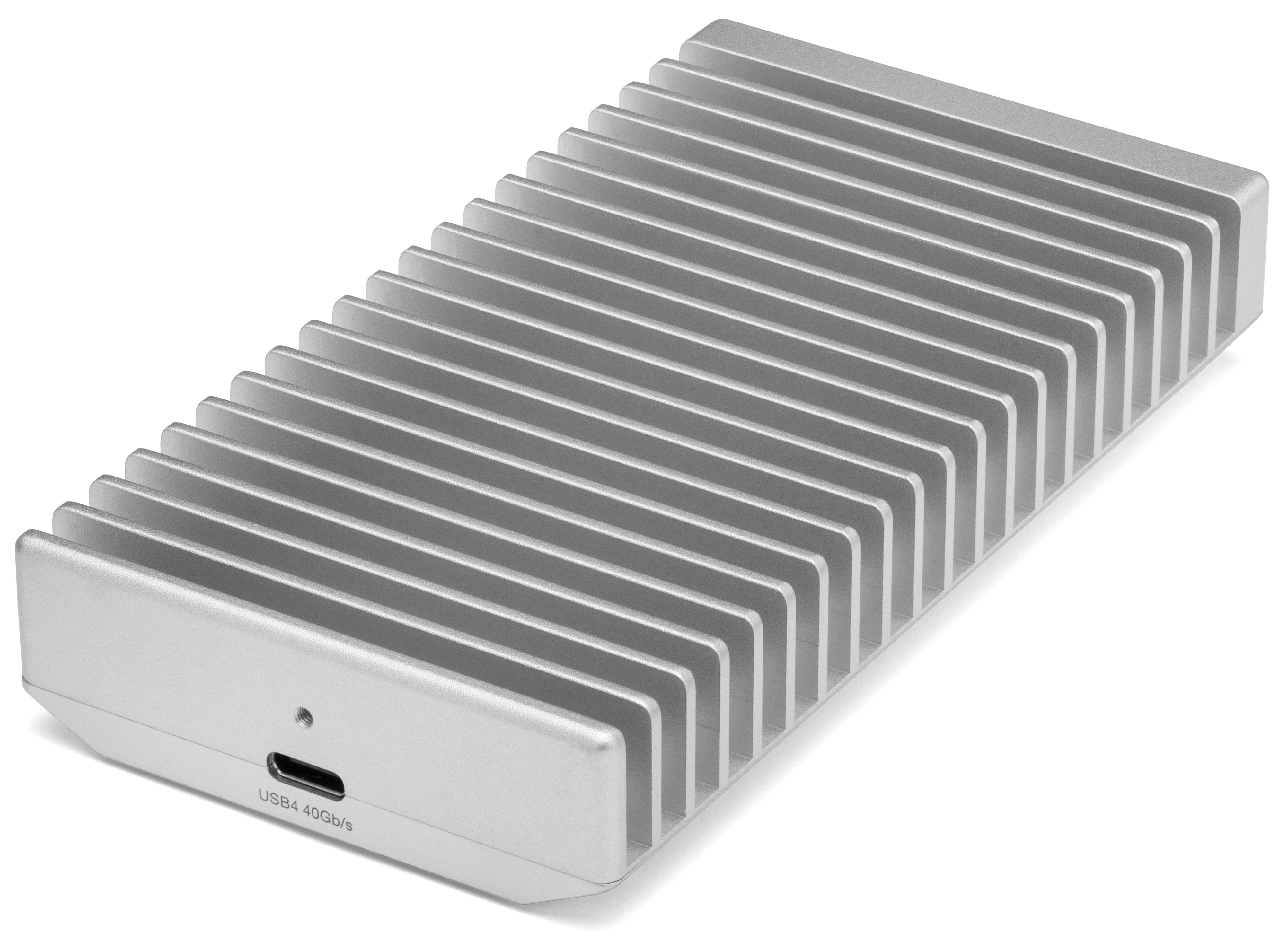 OWC / Other World Computing Express 1M2 1TB USB4 Portable NVMe M.2 External SSD, Silver