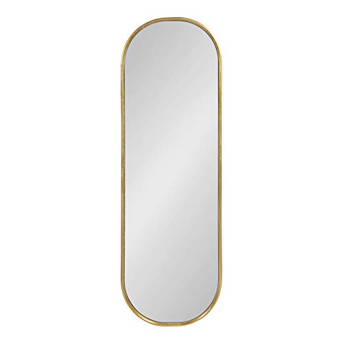 Kate and Laurel Caskill Mid-Century Oval Mirror, 18