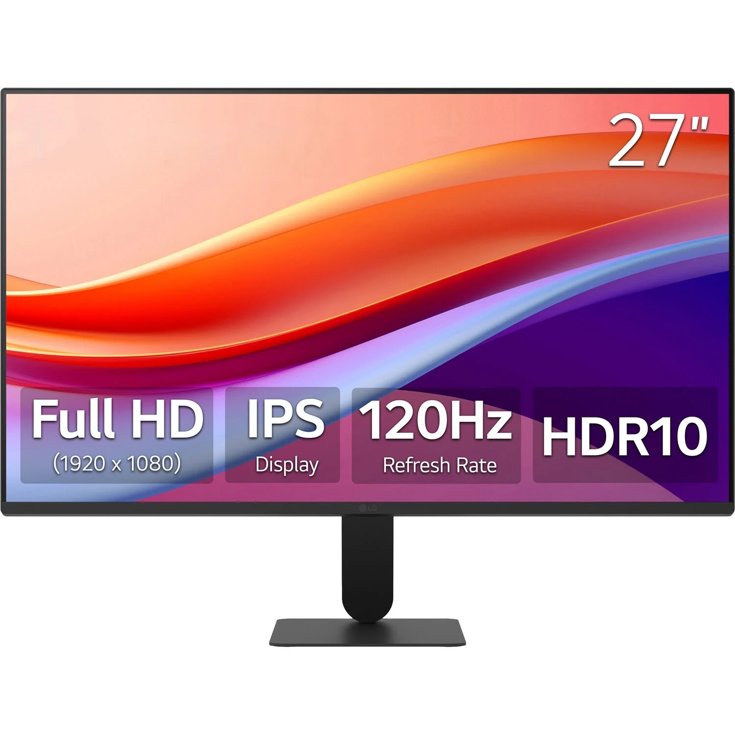 Restored LG 27U411A-B 27" 16:9 Full HD 120Hz IPS LCD HDR Monitor, Black (Refurbished)
