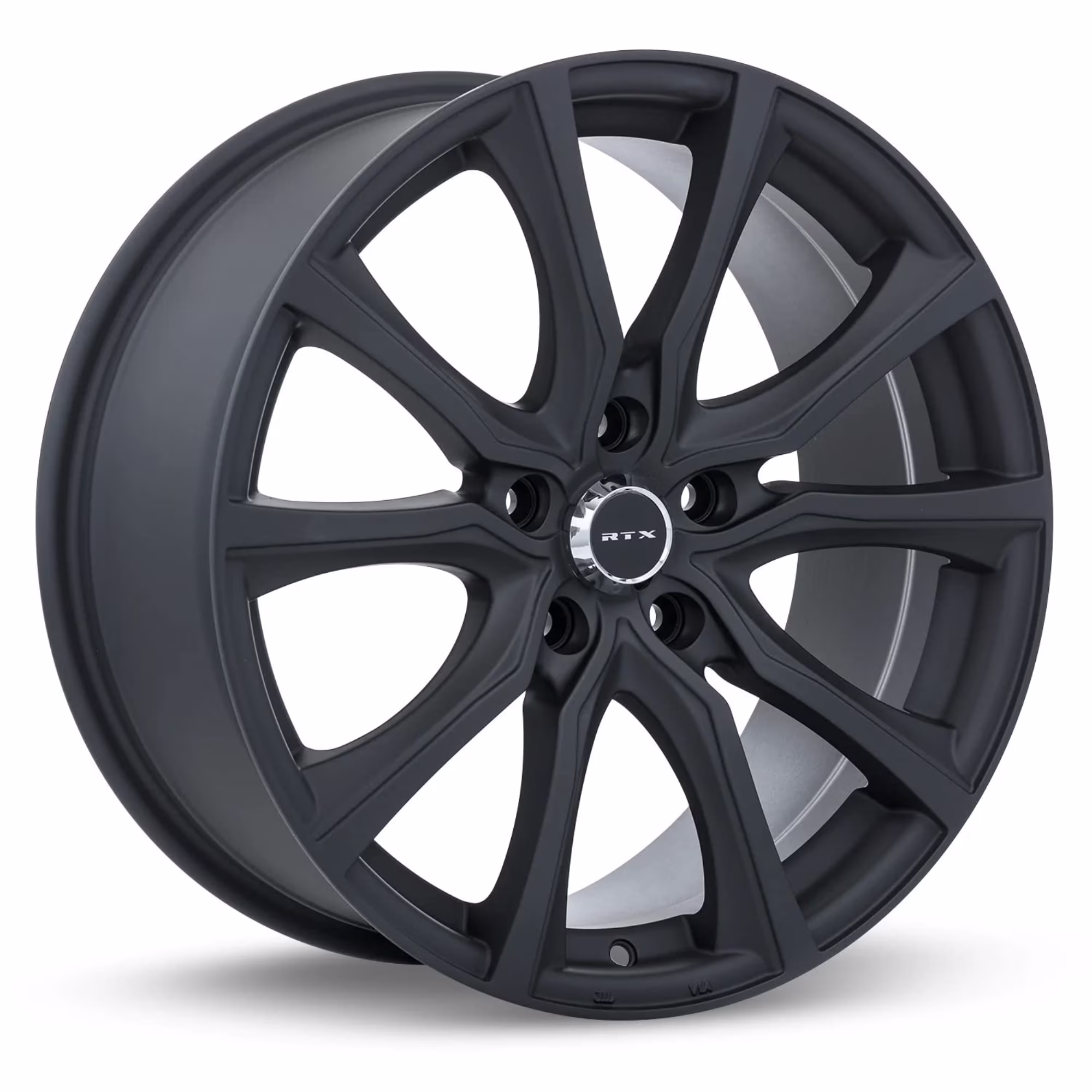 15x6.5 RTX Contour Matte Black Wheel 5x4.5 (40mm)