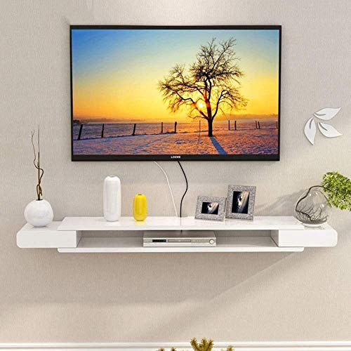 Tv Stand Cabinet Tv Wall Units for Living Room Floating Shelf Wall Hangitv Cabinet Storage Rack Box Wall Hanging DVD Set-Top Box Satellite Tv Box Cable Box/A/130Cm/a/130Cm