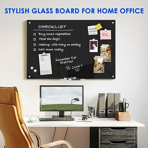Magnetic Glass Whiteboard, 48