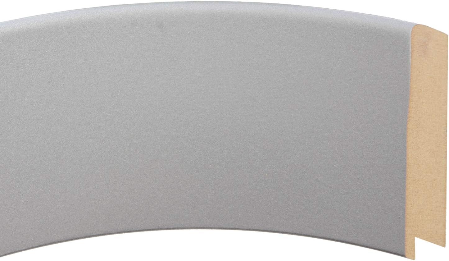 Oval Beveled Wall Mirror for Home Decor - Boulevard Style - Bright Silver - 32x38 Outside Dimensions