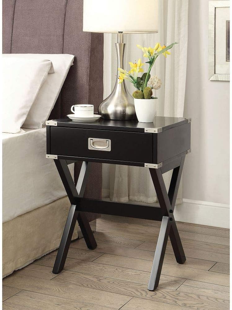 Babs End Table in Black 82822
