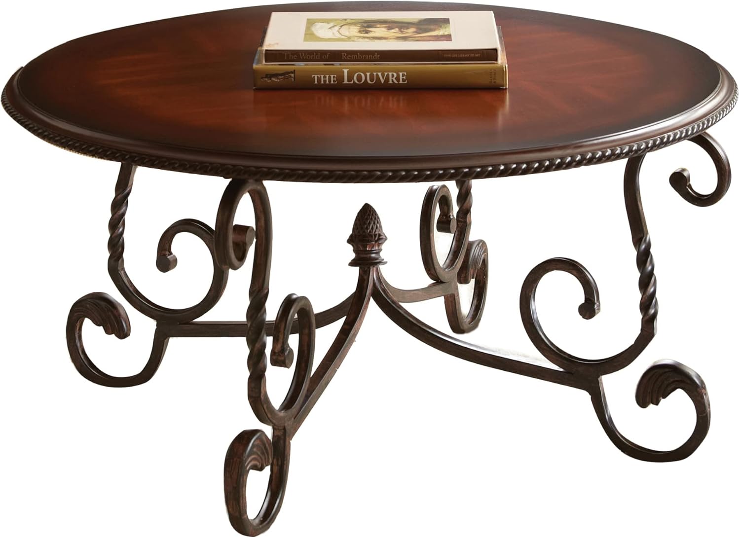 Steve Silver Company Crowley Cocktail Table, Cherry