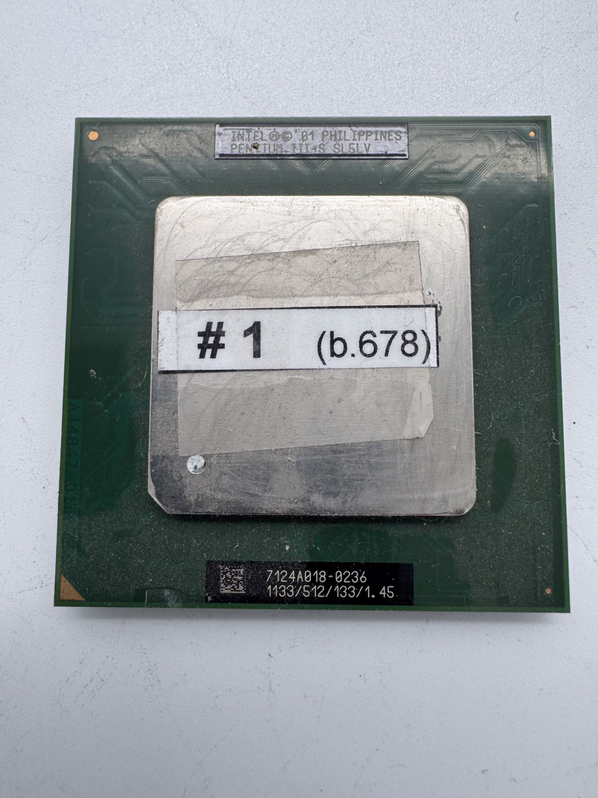 Intel pentium iii-s sl5lv, 1133/512/133/1.45V