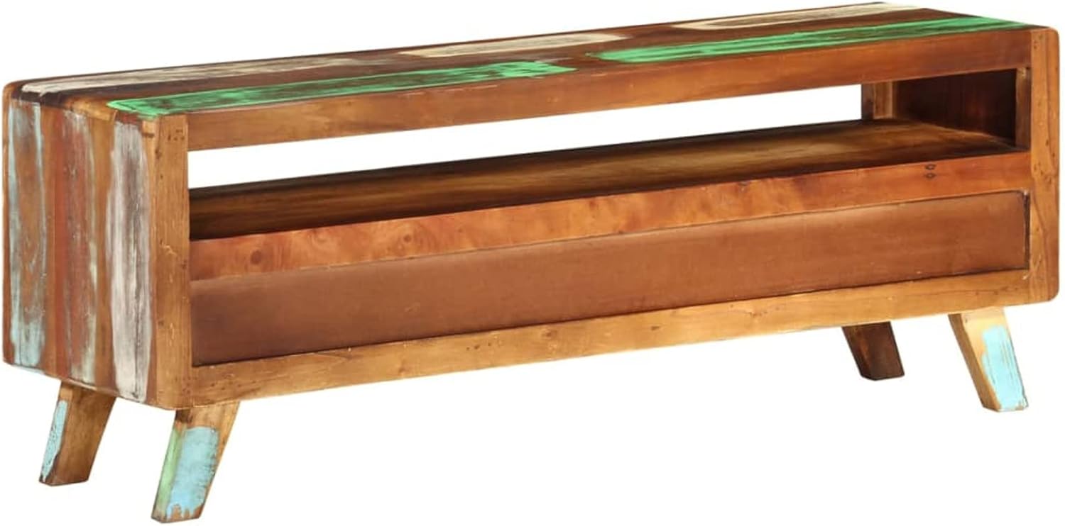 TV Stand Entertainment Centers TV Cabinet Stand for TV Media Console Multicolor 43.3