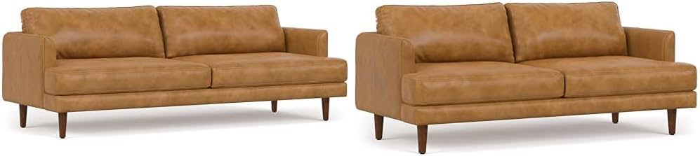 SIMPLIHOME Livingston Sofa Set, Woven - Blend Fabric, for Living Room, Apartment, Studio,Office