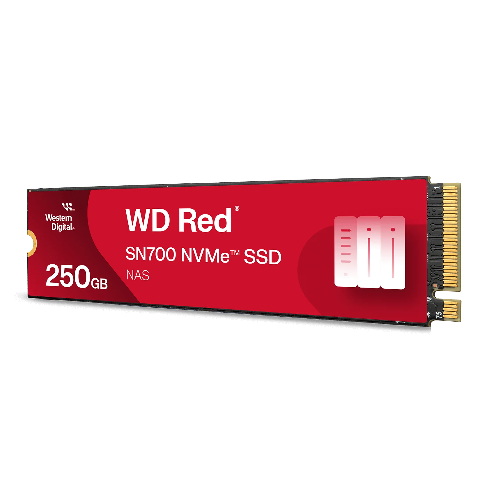 Western Digital 250GB WD Red SN700 NVMe SSD, Internal Drive for NAS Devices - WDS250G1R0C