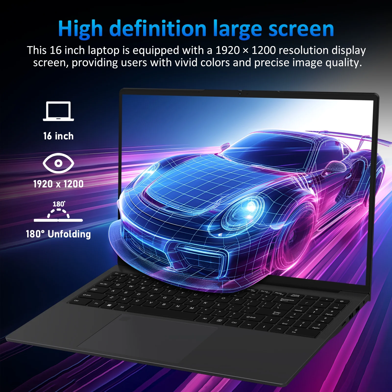 KurieTim T160R 16-Inch FHD Laptop, AMD Ryzen 3250U, 16GB RAM, 512GB SSD, Gray