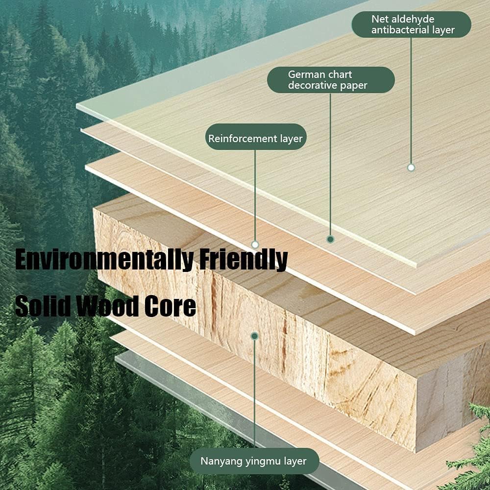 FCD Large Ergonomic Multi Function Real Wood Adjustable Kids Study Desk Drafting Table Book Shelf & Hutch (without chair)