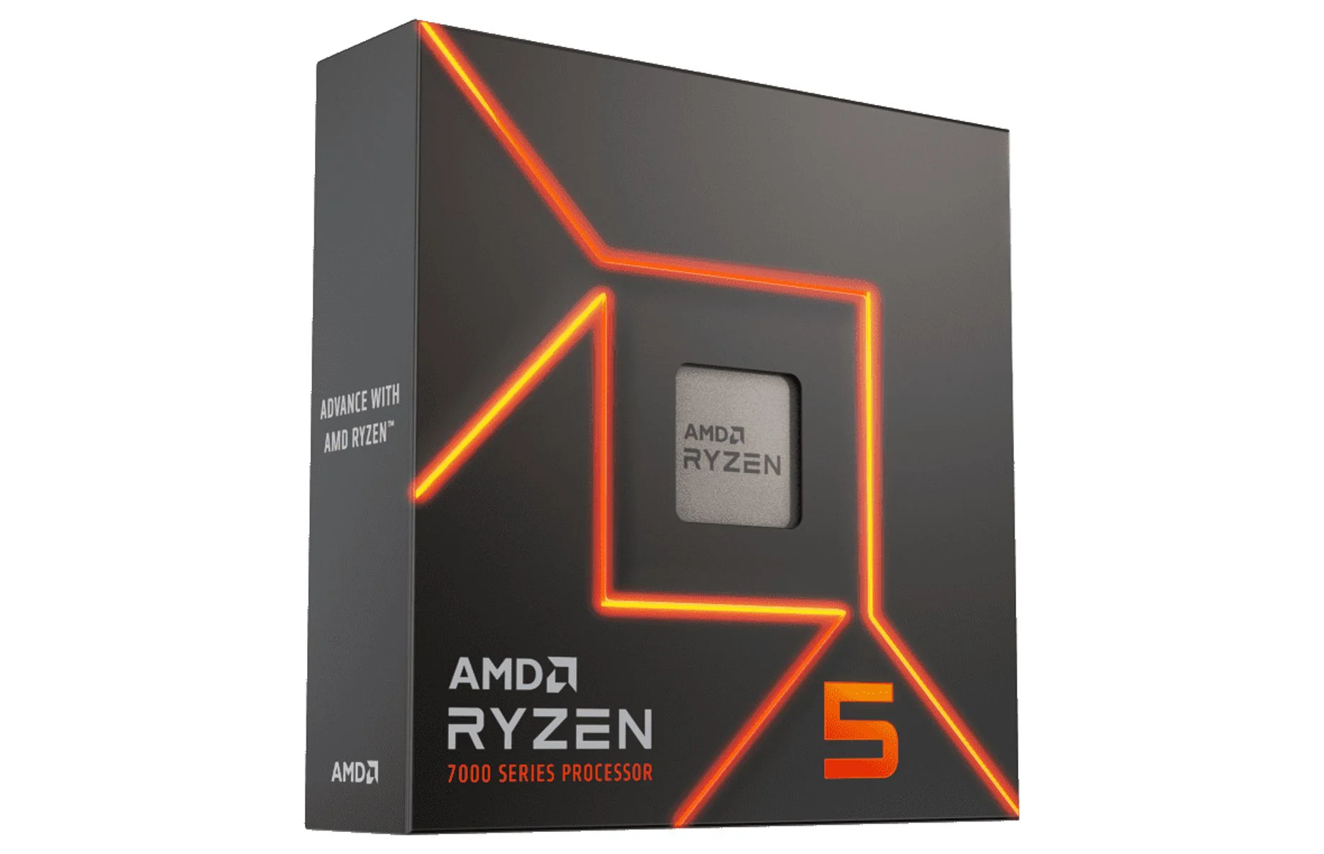 AMD Ryzen 5 7600X - 6-Core 4.7 GHz - Socket AM5 - 105W Desktop Processor (100-100000593WOF)
