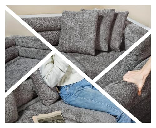 TONDI Modern Sofa Couch 24''Extra Deep Seat sofa Compatible with Living Room 85 inch Oversized Sofa 3 Seat Sectional Couch Set,sofa