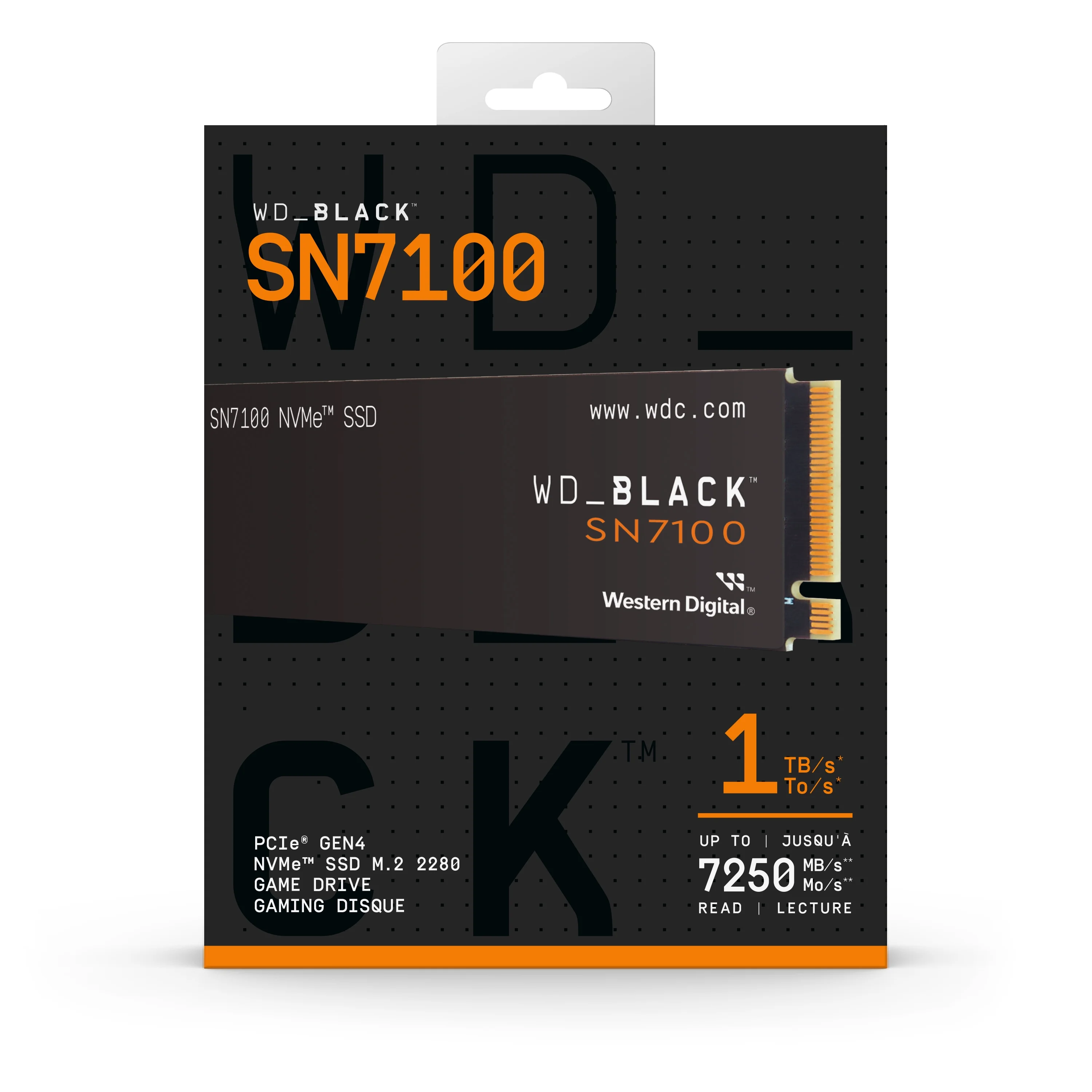 WD_BLACK 1TB SN7100 NVMe Internal SSD Solid State Drive - PCIe Gen5 M.2 2280, up to 7,000 MB/s