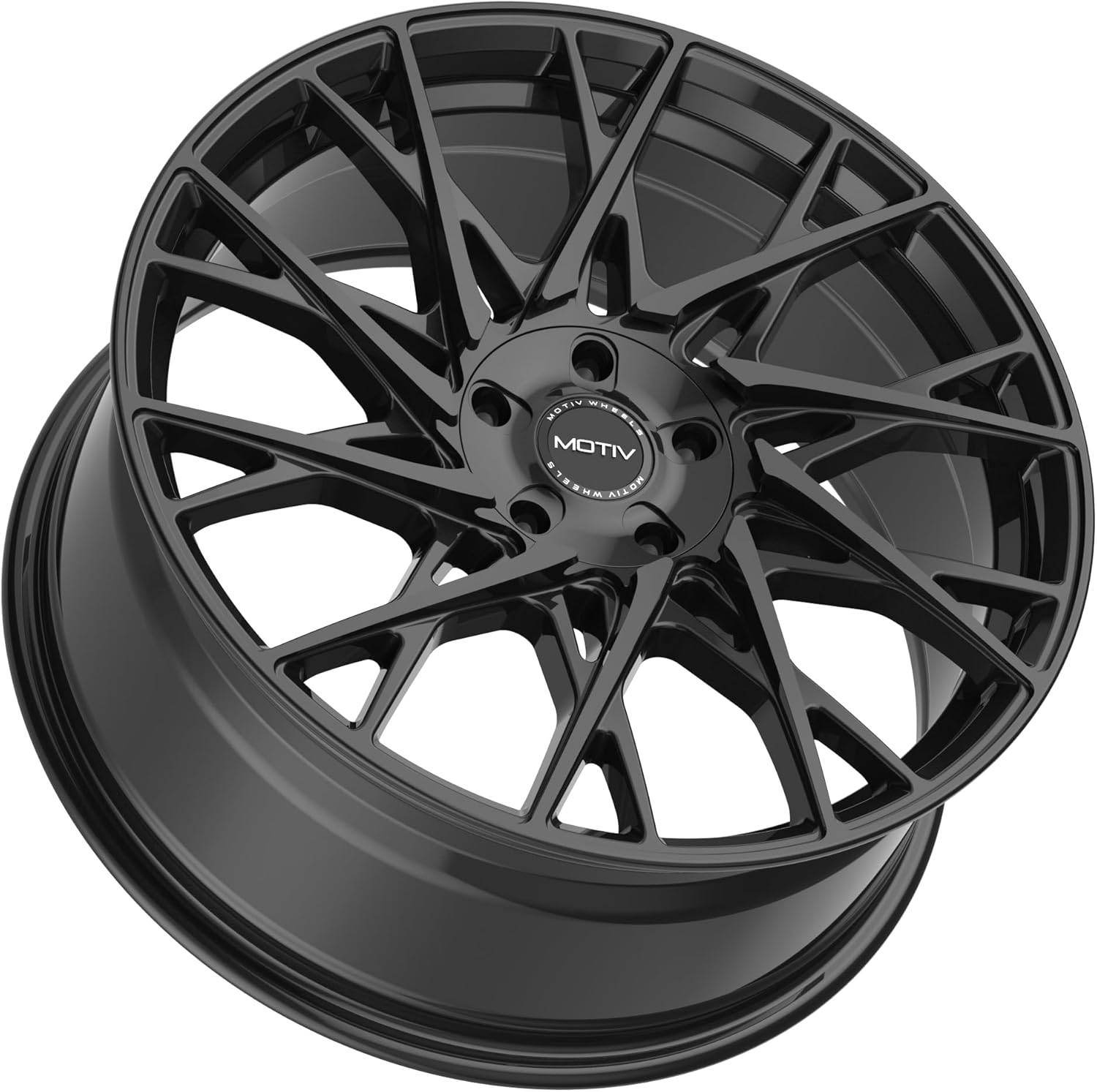 Motiv 430B Gloss Black Wheel (20 x 8.5 inches /5 x 114 mm, 40 mm Offset)