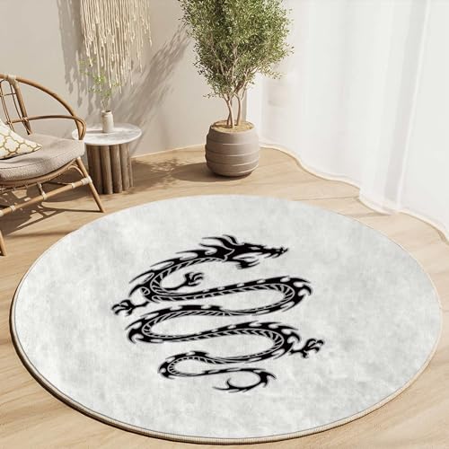 Round Rug 44 in Hummingbird Chair Mat for Carpeted Floor Antique Gold Office Floor Protector Heavy Duty Floor Mat for Office Chair and Computer Desk