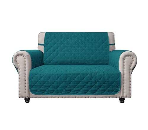 CHHKON 100% Waterproof Sofa Cover Beige Slipcovers for Furniture Sofa Couch Covers for Dogs Pet Sofa Cover with Silicon Rubber Design (Beige, 54'')