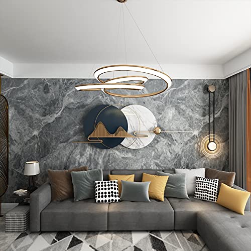 48x354inch Extra Wide Grey Marble Wallpaper Peel Stick Matte Thick Waterproof Adhesive Furniture Sticker Dark Gray Granite Textured Countertop Contact Paper Vinyl Wall Sticker for Bedroom Living Room