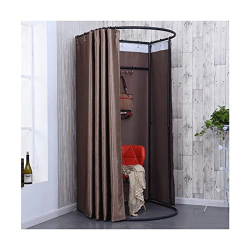 HIRNER Fashion Sturdy Portable Changing Room High Shading Rate Movable Half-Circle Changing Room Clothing Store Freestanding Dressing Room Modern