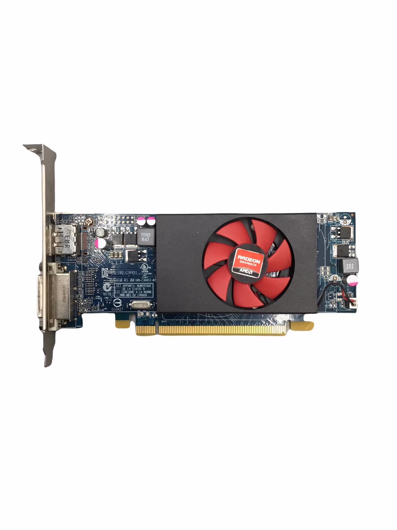 Pre-Owned 0J53GJ For Dell AMD Radeon HD 8490 1GB DDR3 PCIe x16 DVI Graphics Video Card (Good)