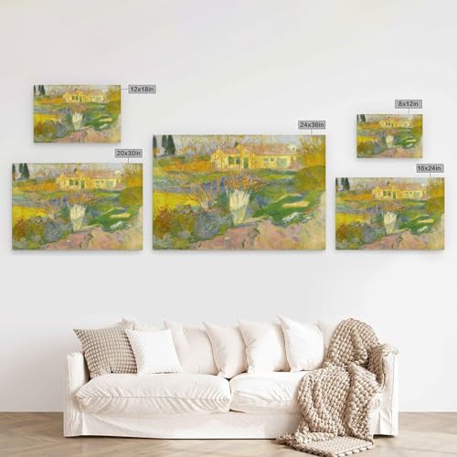 LEXXQTE Paul Gauguin Famous Paint (Mas, near Arles) Print Poster Decorative Painting Canvas Wall Art Living Rooms Bedroom Painting 20x30inch(50x75cm)