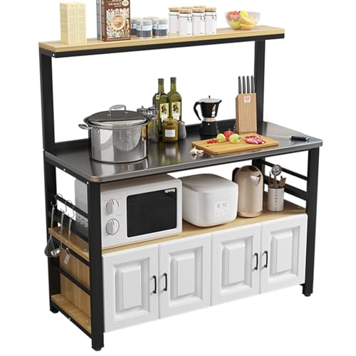 Metal Table Prep Table, Household Use Kitchen Work Table, Kitchen Island with Storage, for Garage, Home, Warehouse, and Kitchen (Size : 40x118cm/16x46in)