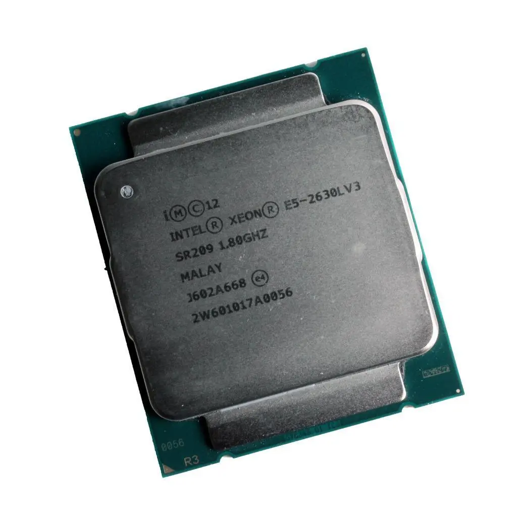 Pre-Owned Lot x2 SR209 INTEL XEON E5-2630L V3 8 CORE 1.80GHz 20M 8 GT/s 55W Processor YVTN6