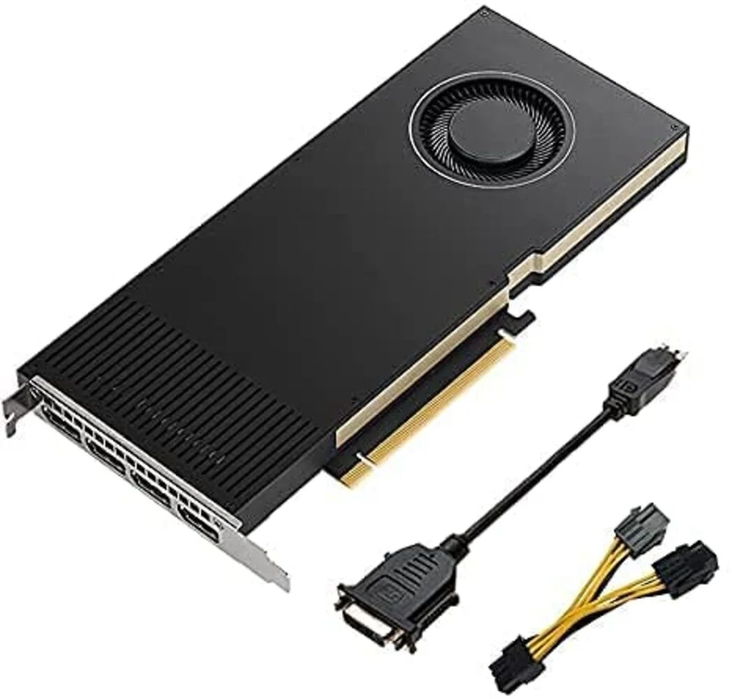 PNY NVIDIA RTX A4000 - 16GB GDDR6 PCI Express 4.0 x16 DisplayPort Graphics Card with Full Warranty