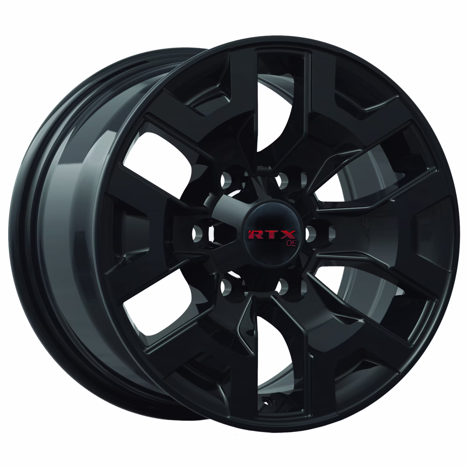 RTX TY-01 16x7 6x139.7 ET20 CB106.1 Satin Black Wheel