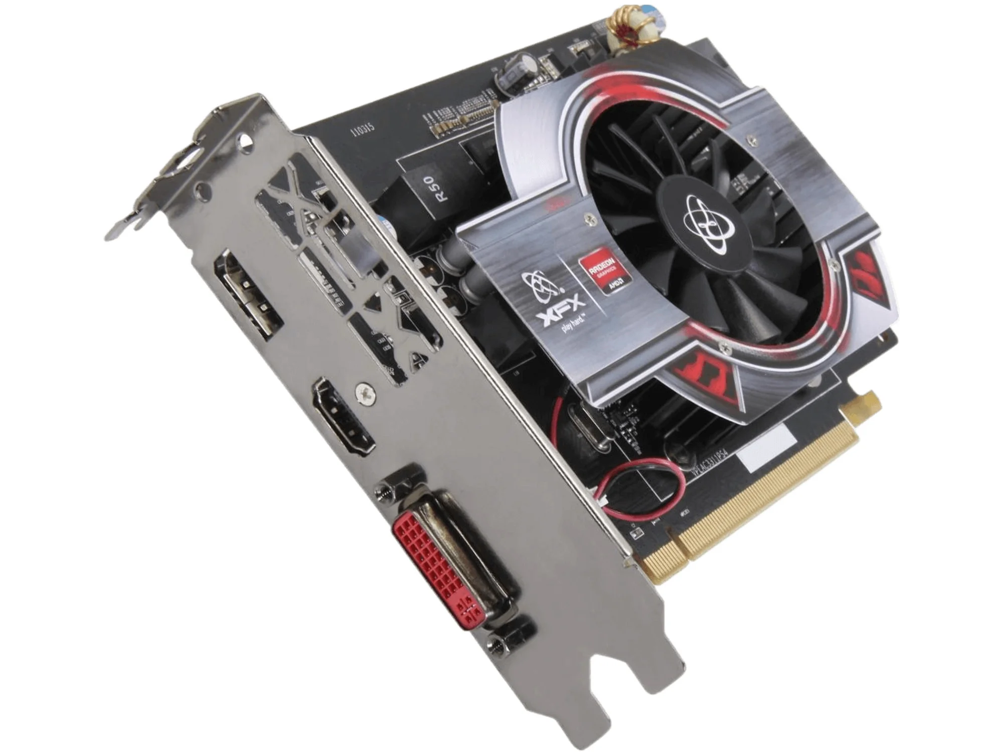 XFX AMD Radeon HD 6750 1GB DDR3 PCI Express 2.1 Video Card HD-675X-ZDFR