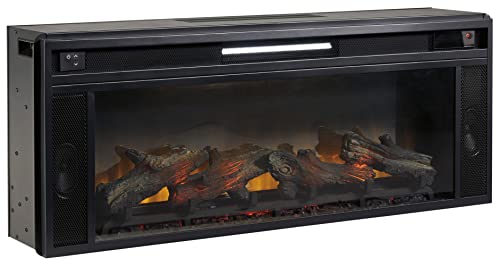 Signature Design by Ashley Entertainment Accessories Large Fireplace Insert Infrared Black
