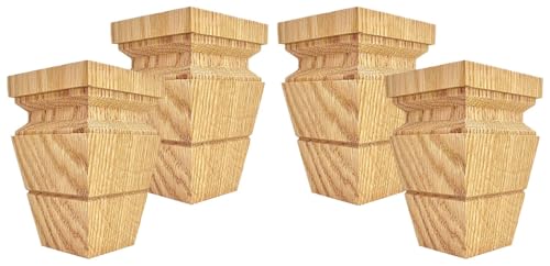 Square Catalina Tapered Bun Foot - 4