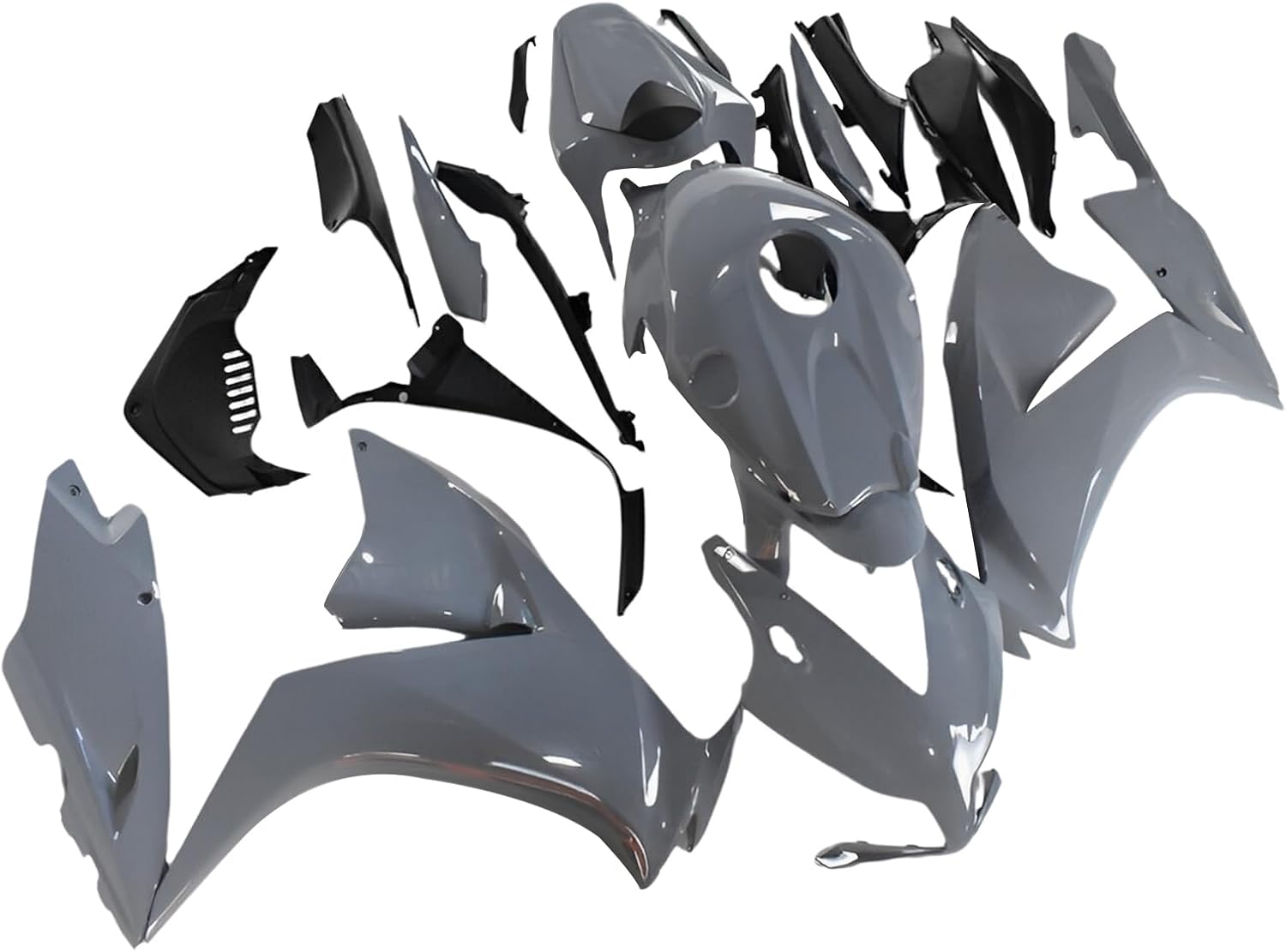 Injection Full Fairing Kit Compatible for Honda CBR1000RR 2012 2013 2014 2015 2016 CBR 1000RR CBR 1000 RR 12-16 ABS Plastic Motorcycle Bodywork Gloss Cement Grey